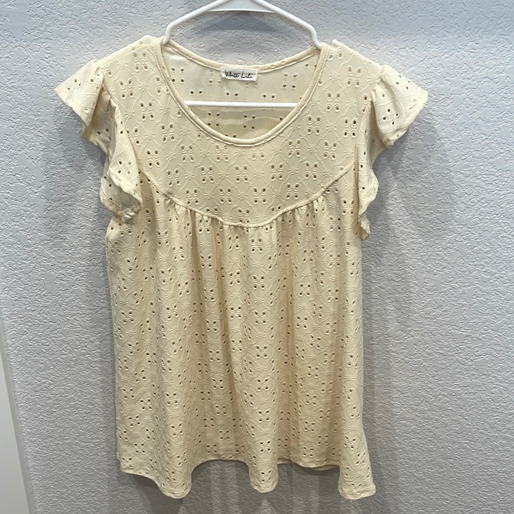 White Lili Ivory Summer Top